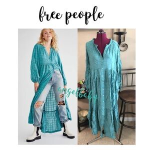 Free People Edie Dress in Turquoise!